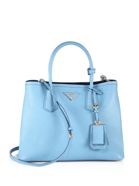 prada saffiano small blue no prada pattern inside|Prada saffiano bag.